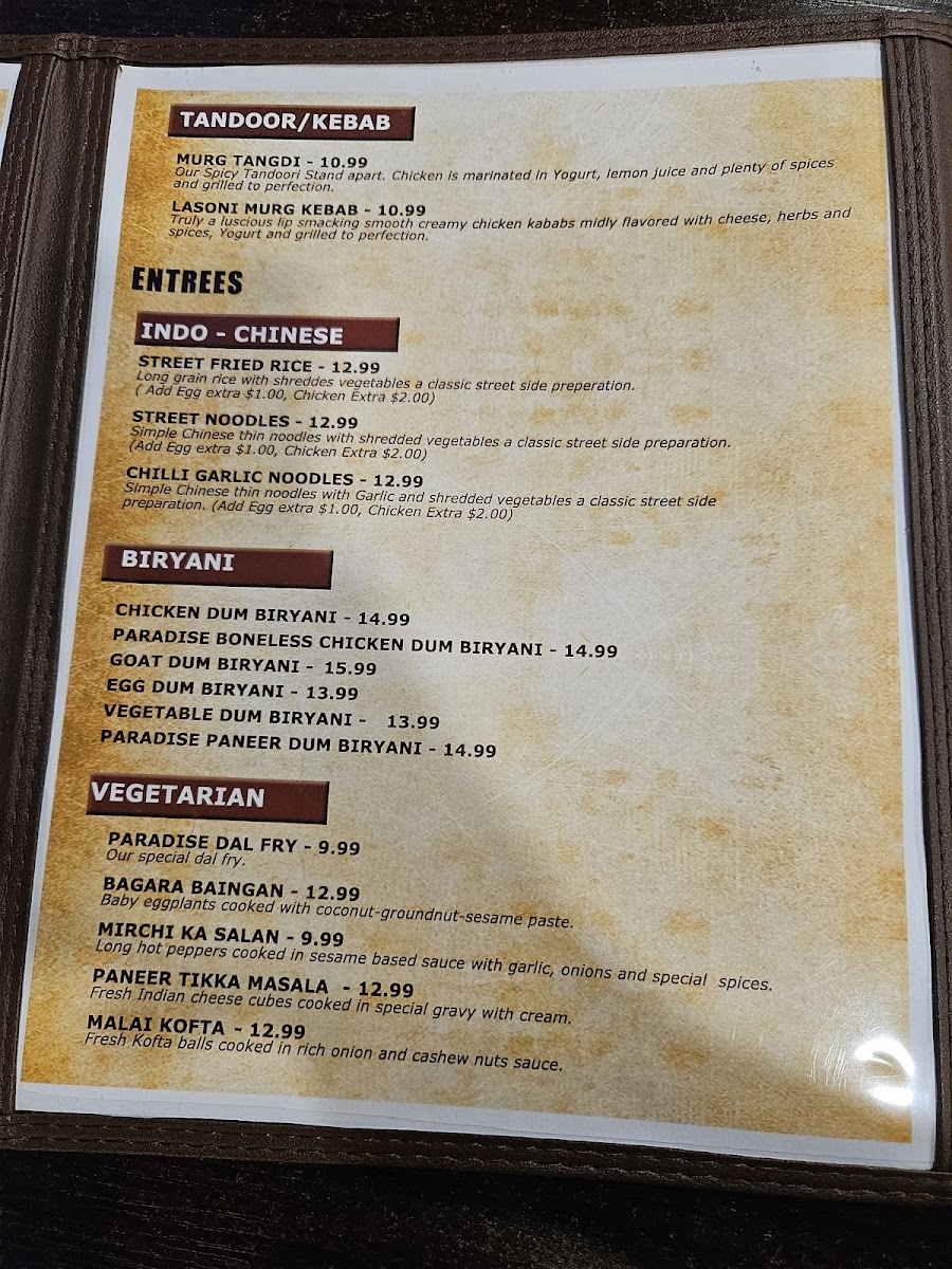 Menu Paradise Biryani Pointe-1